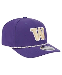 New Era Men's Purple Washington Huskies Game Day Multi-Rope 9SEVENTY Stretch-Snap Hat