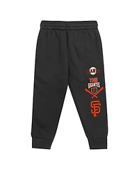 Outerstuff Toddler Orange/Black San Francisco Giants Wind Up Pullover Hoodie and Sweatpants Set