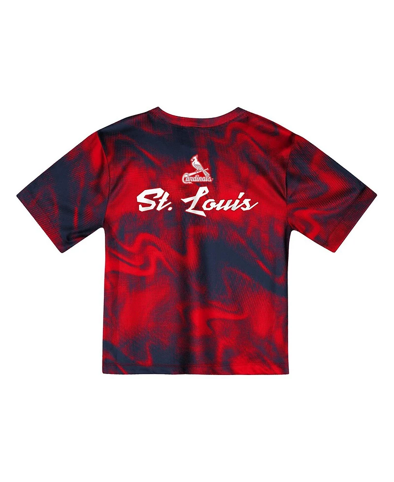Outerstuff Preschool 2-Piece Red St. Louis Cardinals Hitter Infielder Set