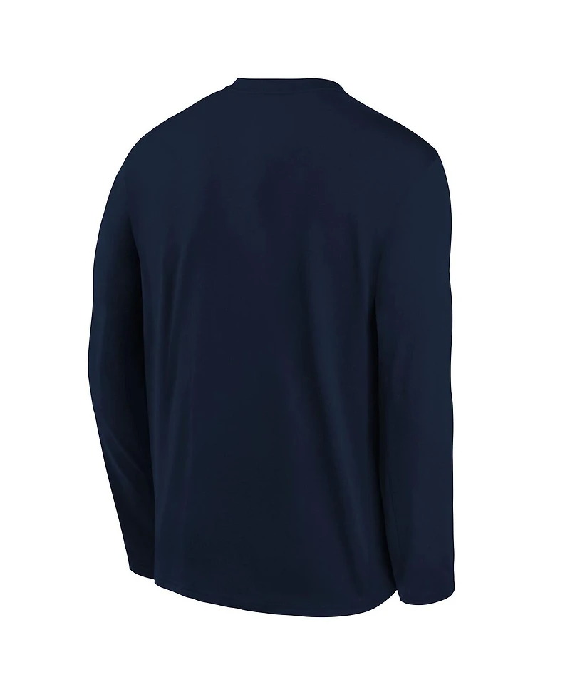 Nike Big Boys and Girls Navy New York Yankees Authentic Collection Legend Performance Long Sleeve T-Shirt