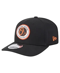New Era Men's Black Baltimore Orioles Circle Patch 9SEVENTY Stretch-Snap Hat