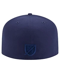 New Era Men's Navy Atlanta United Fc Color Pack A-Frame 59FIFTY Fitted Hat