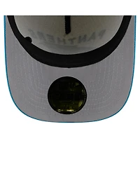 New Era Men's Cream/Blue Carolina Panthers 2025 Nfl Draft A-Frame 59FIFTY Fitted Hat