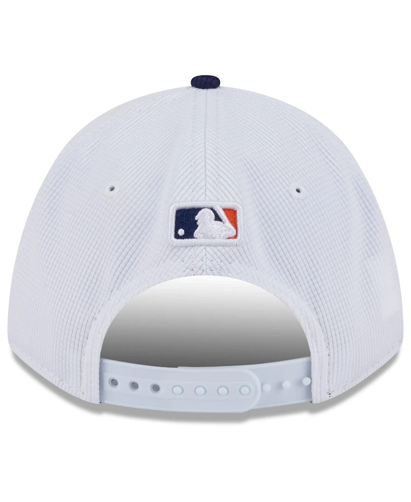 New Era Men's White/Navy Houston Astros 2025 City Connect Batting Practice 9FORTY Adjustable Hat