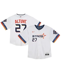 Nike Baby Boys and Girls Jose Altuve White Houston Astros 2025 City Connect Limited Player Jersey