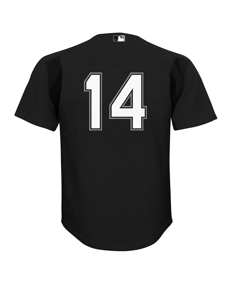 Mitchell & Ness Big Boys and Girls Paul Konerko Black Chicago White Sox Mesh Batting Practice Jersey