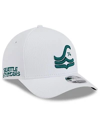 New Era Men's White Seattle Sounders Fc 2025 Jersey Hook 9FORTY M-Crown Adjustable Hat