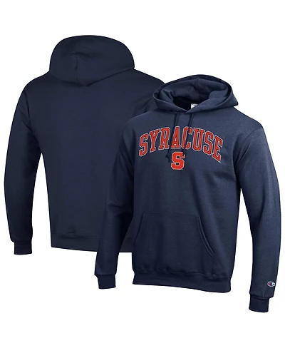 Champion Men's Navy Syracuse Orange Arch Over Logo Pullover Hoodie