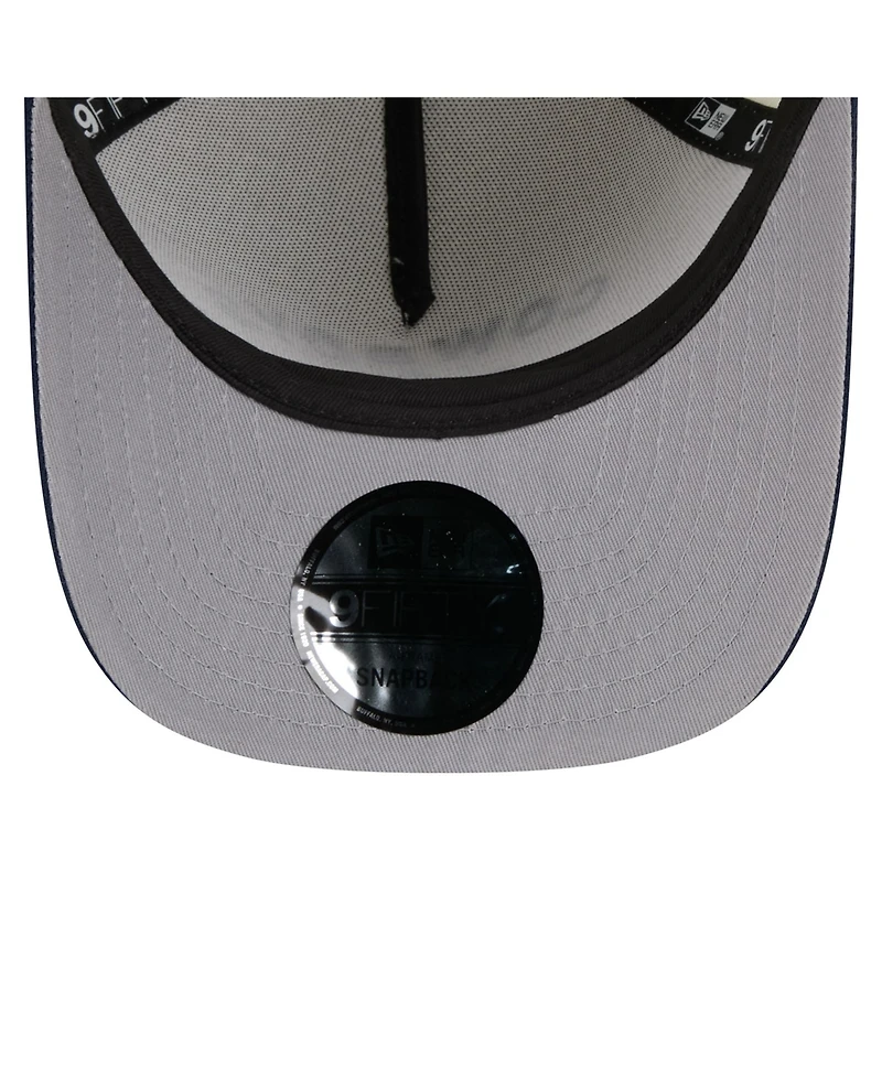 New Era Men's Cream/Navy Dallas Cowboys 2025 Nfl Draft A-Frame 9FIFTY Snapback Hat