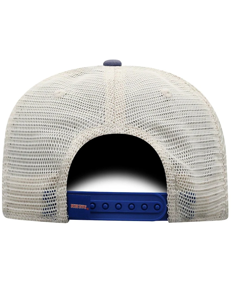 Top of the World Men's Royal/Orange Boise State Broncos Off Road Adjustable Trucker Hat