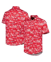 Reyn Spooner Men's Red Washington Nationals Kekai Performance Button-Up Shirt