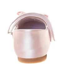 Laura Ashley Little and Big Girls Hook and Loop Dress Shoe