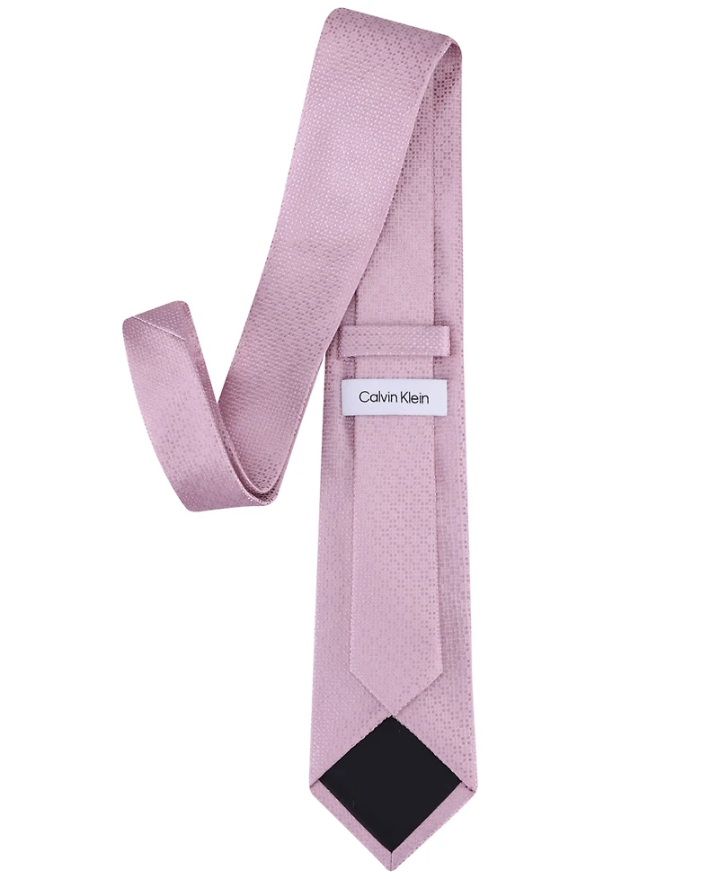 Calvin Klein Men's Ramos Textured Geo-Pattern Tie