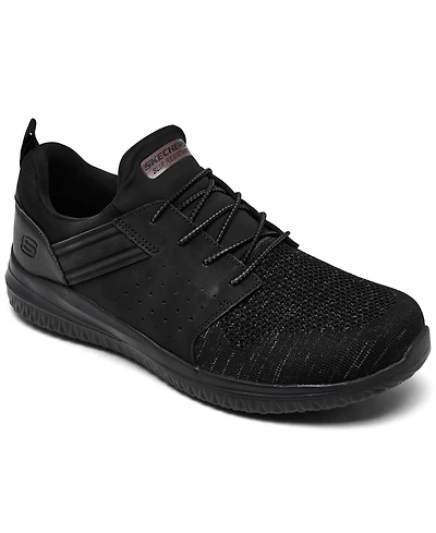 Skechers Men's Work Slip-Resistant: Delson 3.0 - Oteron Wide-Width Casual Sneakers from Finish Line