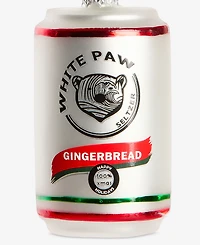Holiday Lane Foodie and Spirits White Paw Can with Bear Ornament, Created for Macy's