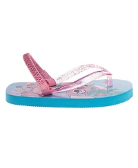 Disney Toddler Girls Stitch and Angel Dual Sizes Flip Flop Slippers