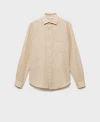 Mango Men's Classic-Fit Linen Shirt