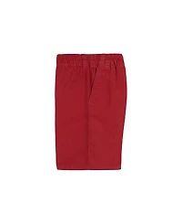 Kids Headquarters Toddler and Little Boys 2-Piece Slub Jersey Graphic T-Shirt Twill Cargo Shorts Set