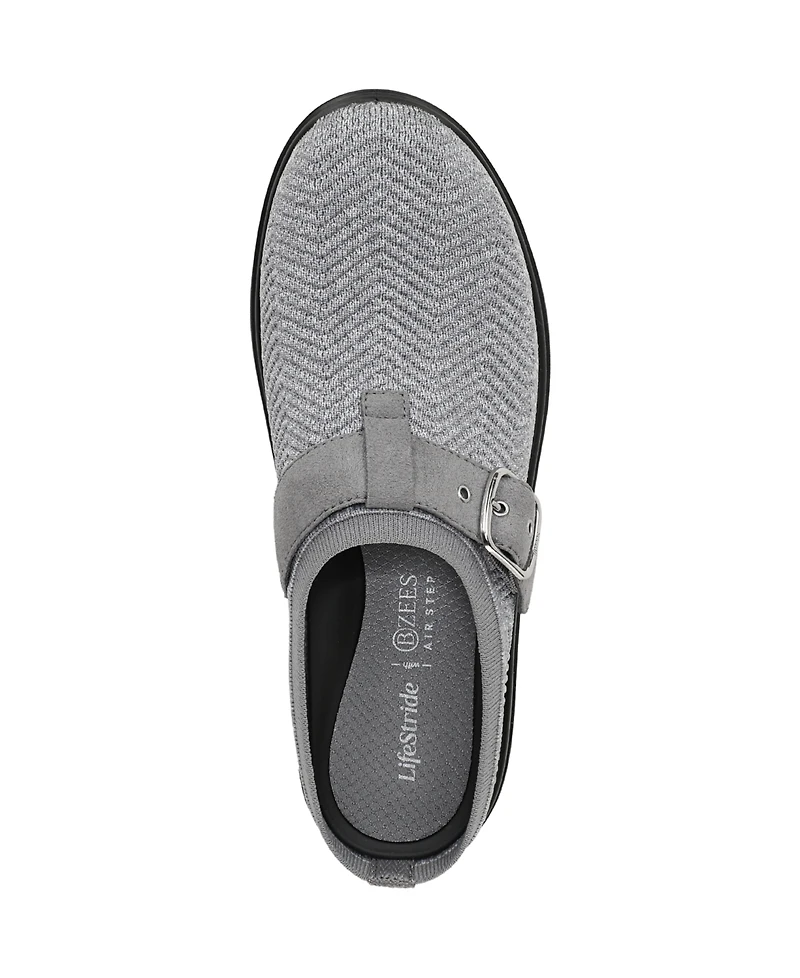 LifeStride Women's Balance-Knit Washable Round Toe Clogs