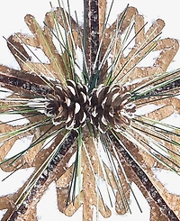 Holiday Lane Nordic Wonderland Rustic Snowflake Ornament, Macy's Exclusive