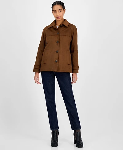 Michael Kors Women's Faux-Suede Jacket