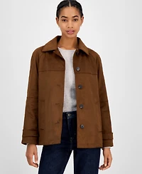 Michael Kors Women's Faux-Suede Jacket