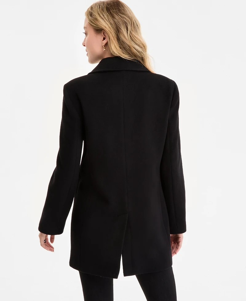 Michael Kors Women's Collared Button-Front Coat