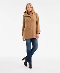 Michael Kors Women's Hooded Button-Front Coat, Exclusively at Macy's
