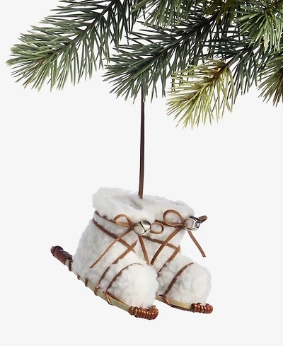 Holiday Lane Nordic Wonderland Snowshoes Ornament, Macy's Exclusive