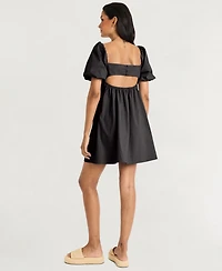 The Good Journey Women's Bubble-Hem Mini Dress