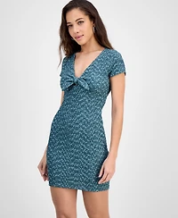 Guess Women's Naleny Tie-Front Bodycon Dress