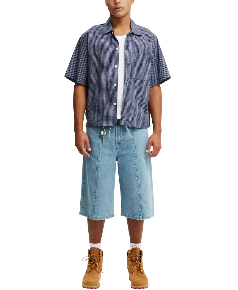 Cotton On Men's Super Baggy Jean Shorts