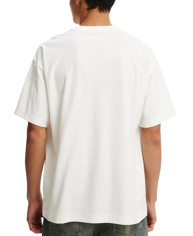 Cotton On Men's Box Fit Premium Music T-Shirt