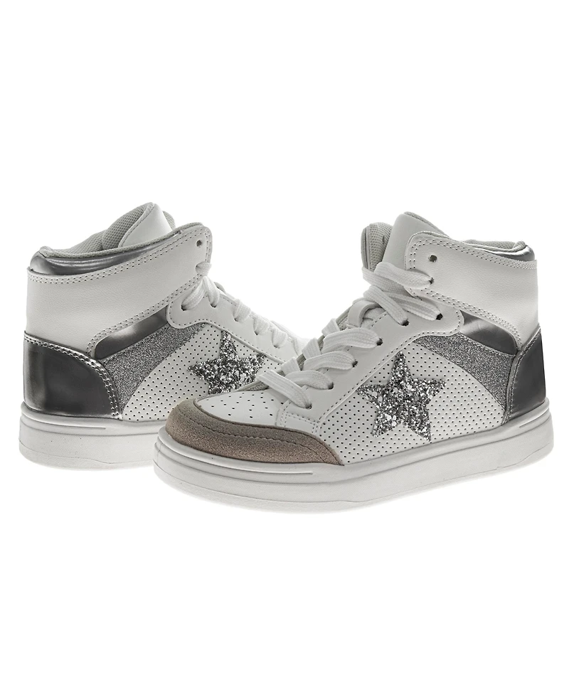 Kensie Girl Little and Big Girls High Top Sneakers