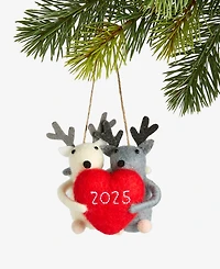 Holiday Lane Our First Christmas 2025 Deer Heart Ornament, Macy's Exclusive