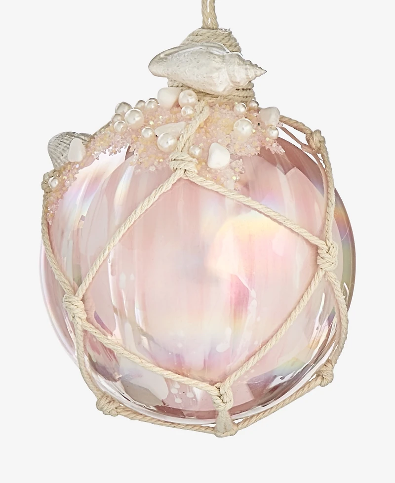 Holiday Lane Seaside Seashell Shimmer Ball Ornament, Macy's Exclusive