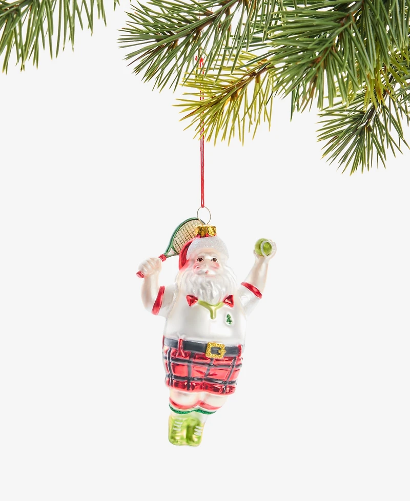 Holiday Lane Sports Pickleball Santa Ornament, Macy's Exclusive