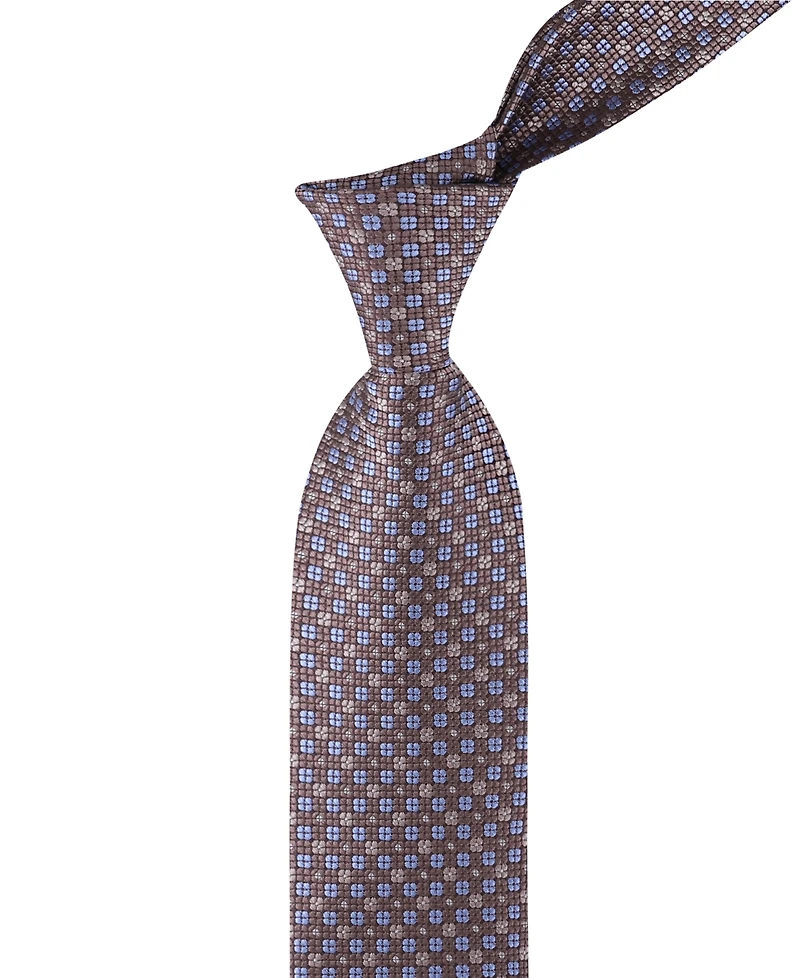 Tommy Hilfiger Men's Paris Square-Pattern Tie