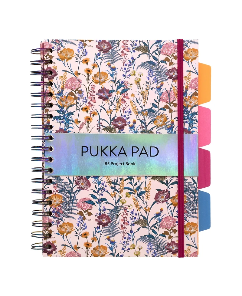 Pukka Pads B5 Bloom Project Book, Pack 3