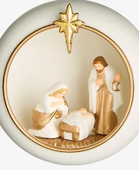Holiday Lane Blessed Ceramic Holy Family Ornament, Macy's Exclusive