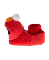 Sesame Street Toddler Boys and Girls Happy Elmo Dual Sizes Slippers