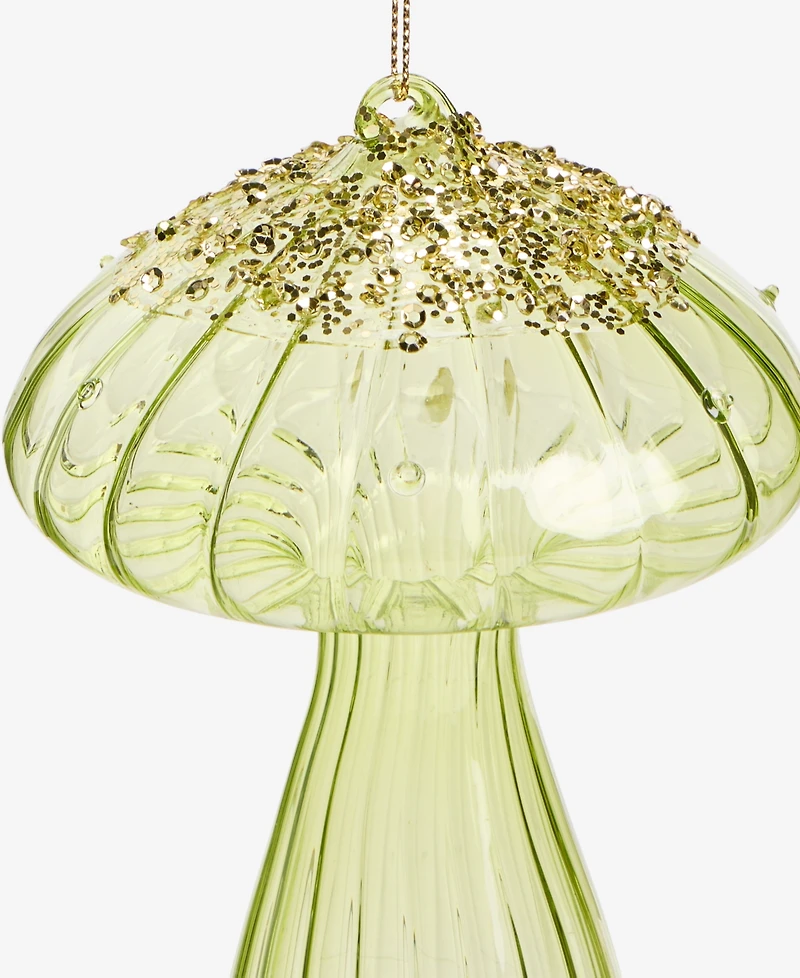 Holiday Lane Enchanted Forest Glass Mushroom Ornament, Macy's Exclusive