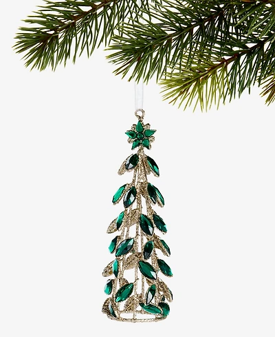 Holiday Lane Gilded Glamour Iron Gem Christmas Tree Ornament, Macy's Exclusive