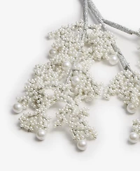 Holiday Lane Gilded Glamour Beaded Metallic Pick Ornament, Macy's Exclusive