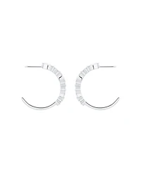 And Now This Crystal C Hoop Earrings