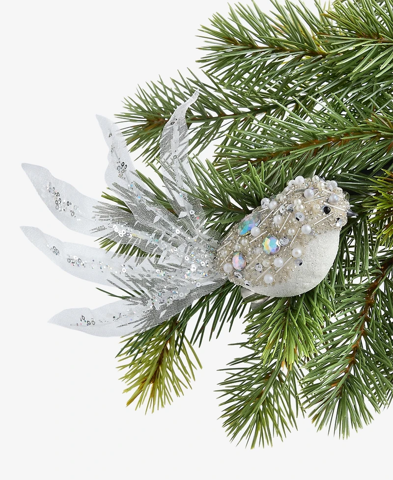 Holiday Lane Jeweled Classics Bird Clip Ornament, Macy's Exclusive