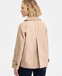 Michael Kors Women's Short Double-Breasted Trench Coat