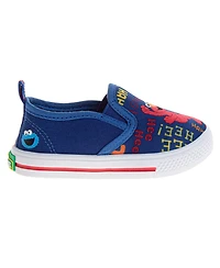 Sesame Street Toddler Girls Slip On Sneakers