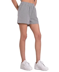 Elan Women's Gingham Pull-On Shorts