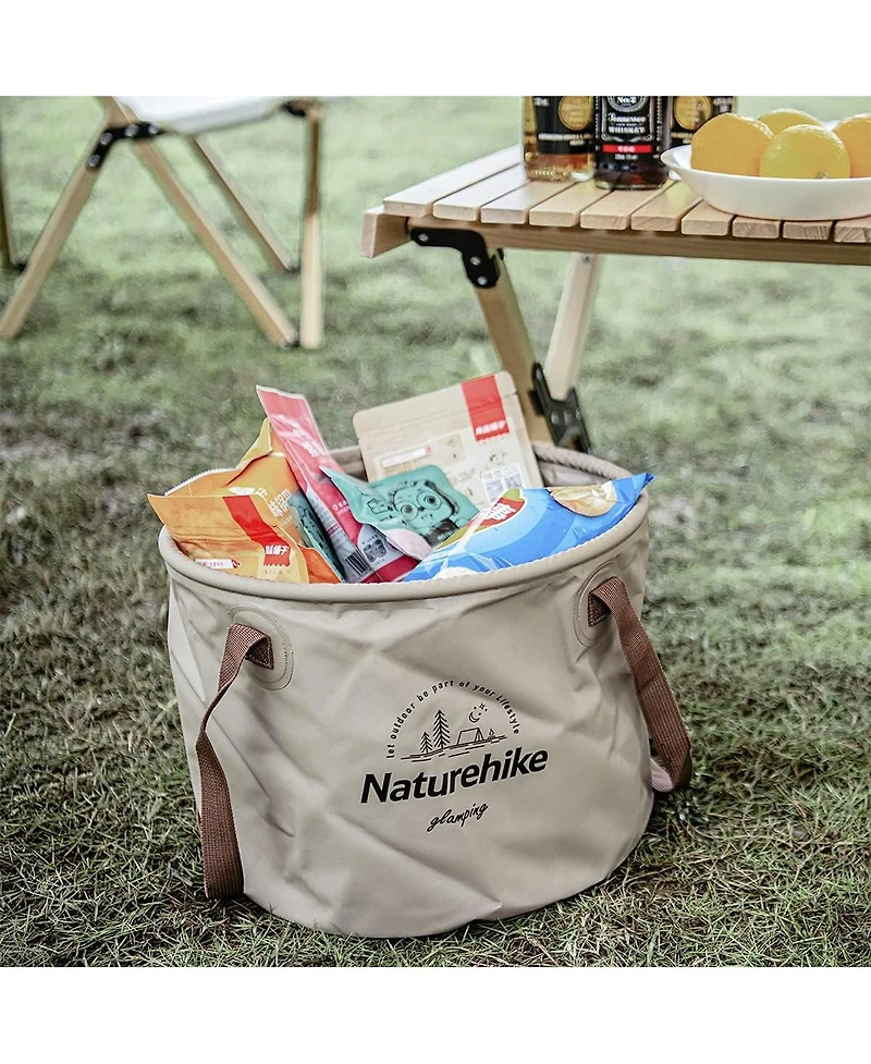 Naturehike Collapsible Bucket, Folding Bucket Wash Basin with Handle